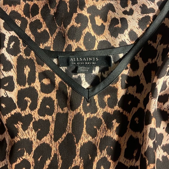 Allsaints Tammy Leopard Top. - Picture 2 of 7